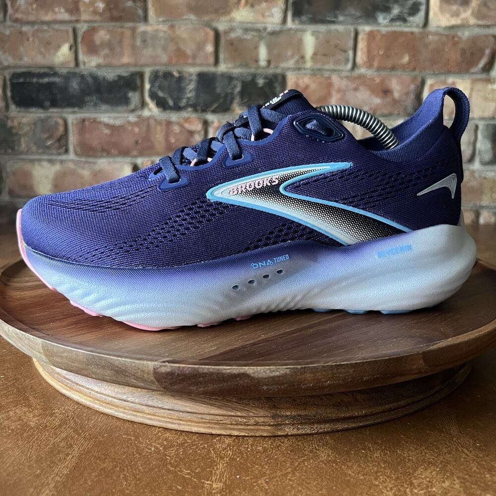 Brooks Glycerin 22 Max Cushion Women's 6.5 Wide Blue Road Running Shoes Sneakers